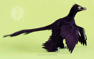 MicroRaptor - OOAK posable art doll by hikigane