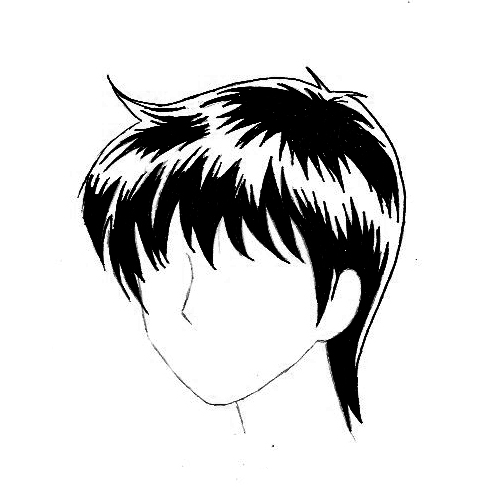 How to Draw Anime Hair Easy  How to draw anime hair, Anime hair