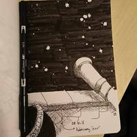 Astronomy tower - Inktober 2018 Day 8