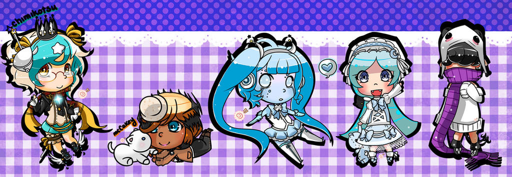 Codex Chibi Chibi Commission Batch .03 by dexicab on DeviantArt