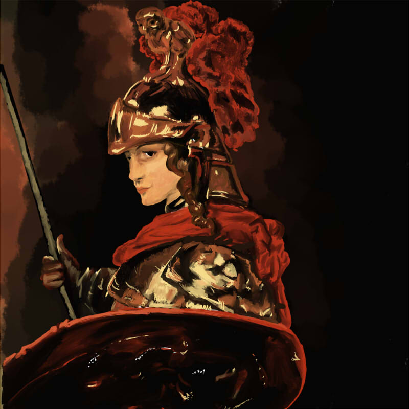 Athena painting