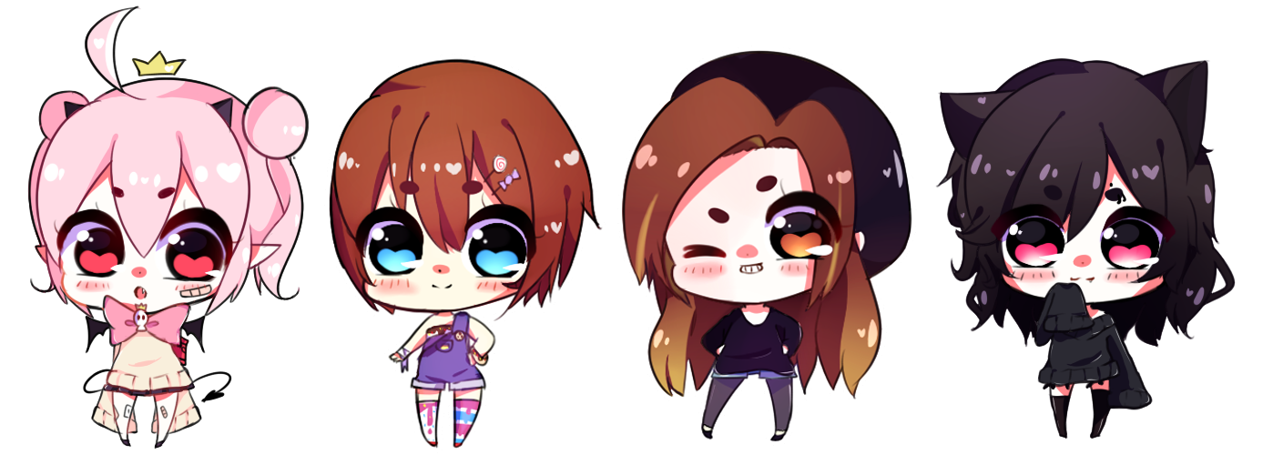 Flowborn Chibi Baby Chibi batch 1 by nyaruru on DeviantArt