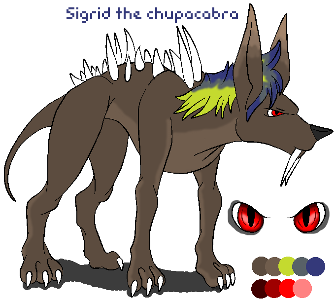 Sigrid the Chupacabra :D