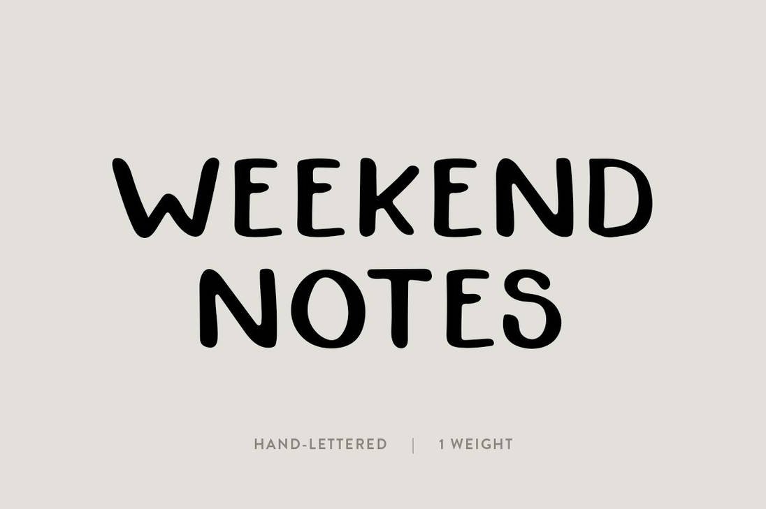 Weekend Notes: A Hand Lettered Font by hinonofam on DeviantArt