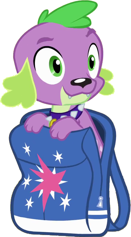 Spike In Twilight s bookbag by PascalMulokozi2 on DeviantArt