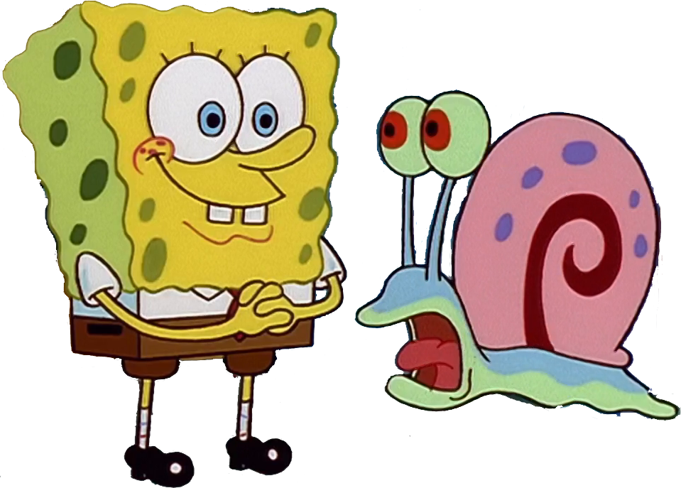SpongeBob and Gary by PascalMulokozi2 on DeviantArt