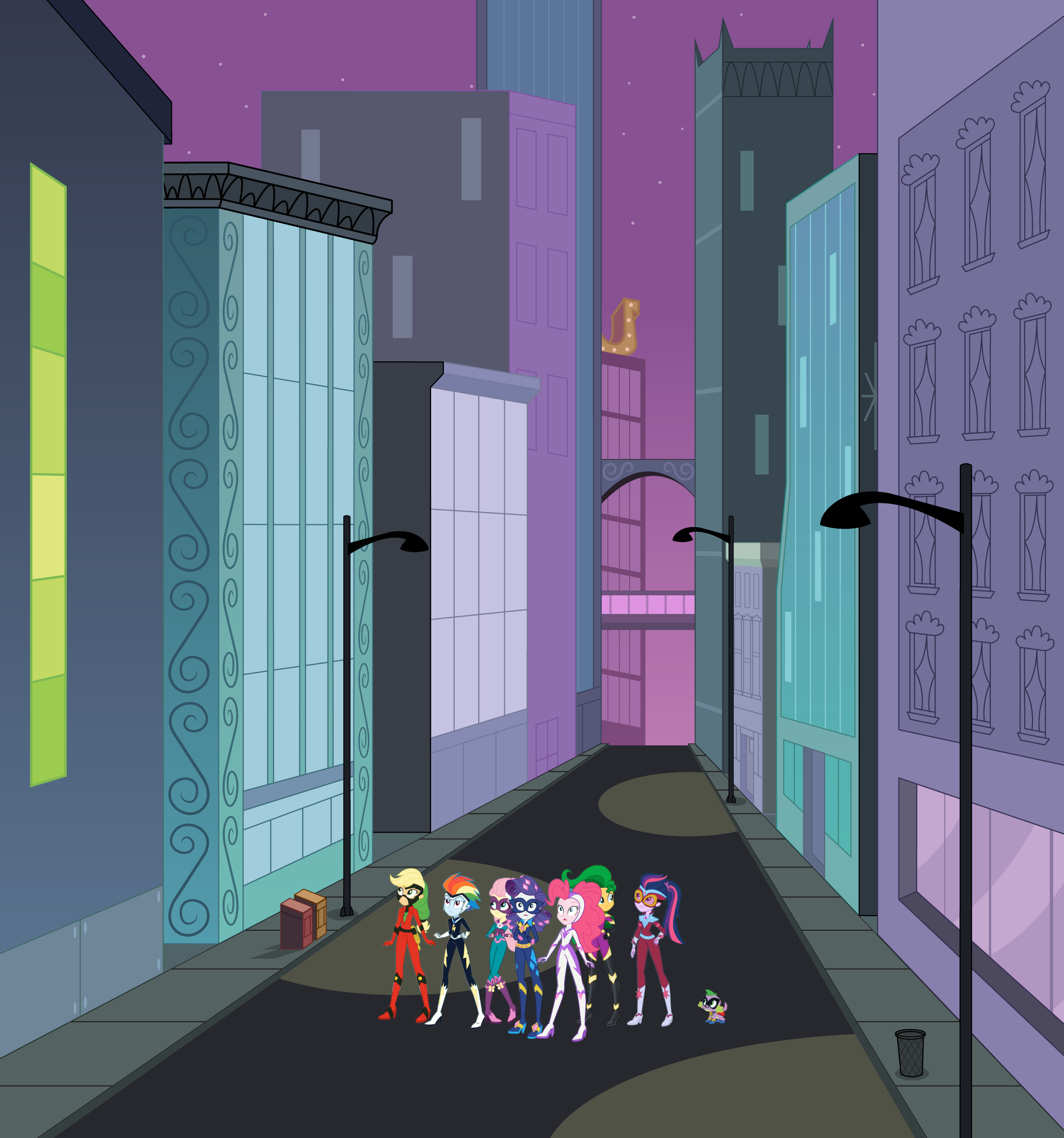 Humane 7 Deviantart Humane 7 In Maretropolis Ft. Spike 2 by PascalMulokozi2 on DeviantArt