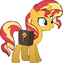 Pony Sunset Excited