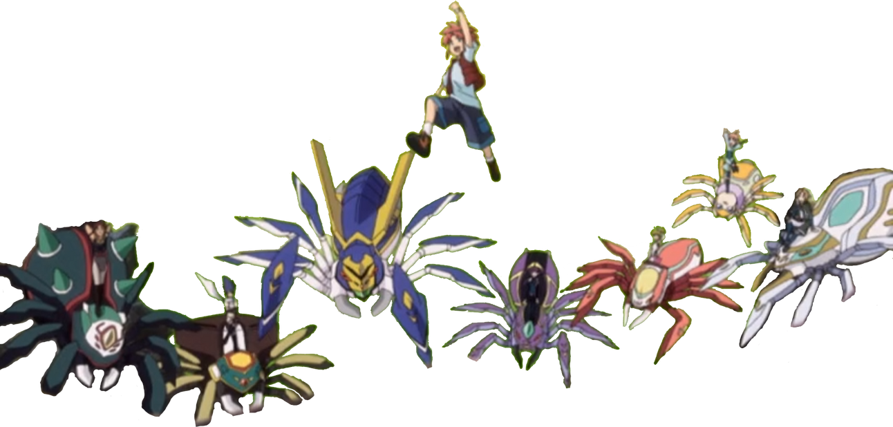 The Cast Of Spider Riders and their Battle Spiders by PascalMulokozi2 ...