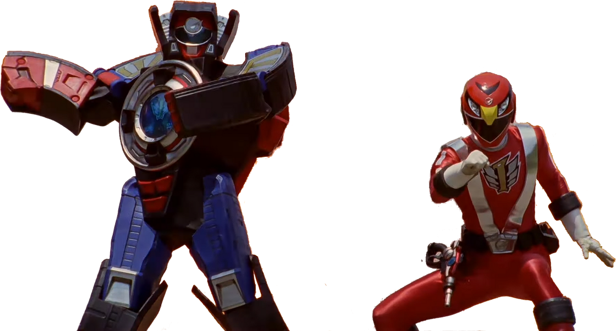 Road Attack Zord and Red Ranger by PascalMulokozi2 on DeviantArt