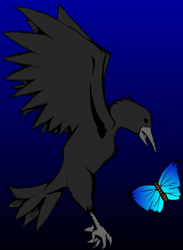 The Crow And The Butterfly by SirSeil on DeviantArt