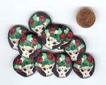 Skull buttons by Glori305