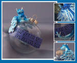 Blue Dragon ornament by Glori305