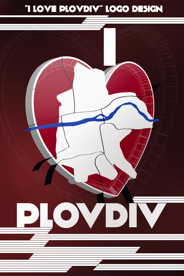 Logo design: I love Plovdiv