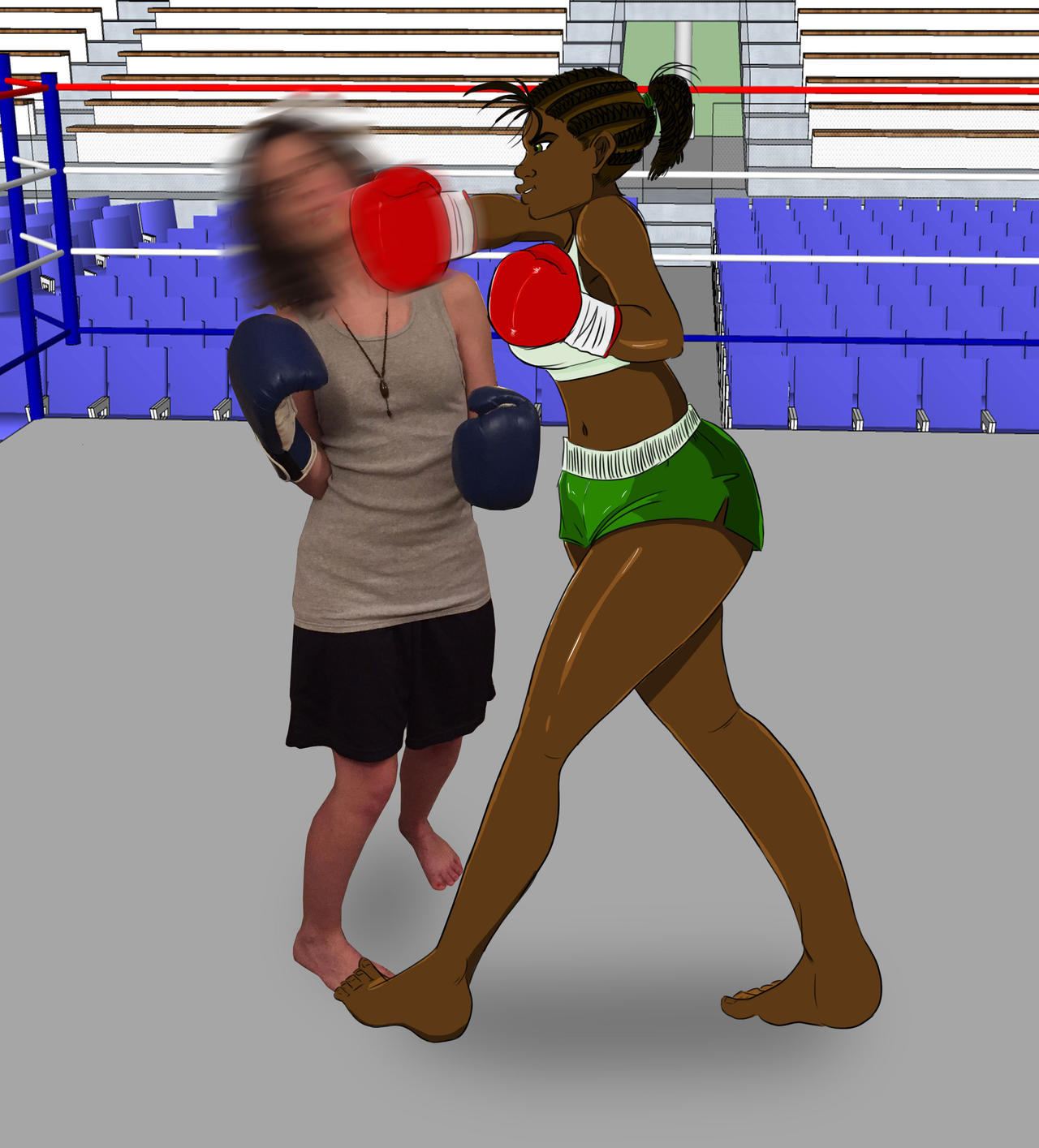 Bed Boxing Deviantart Boxing: Art VS Life by RamjiVT on DeviantArt