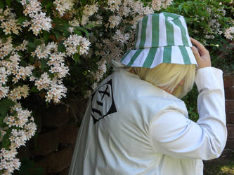 Kisuke Urahara in the Garden