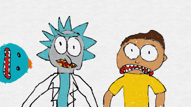 Rick and Morty (and Mr Meeseeks)