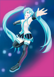 Hatsune Miku fan art by thebartokyon Hatsune Miku fan art by thebartokyon
