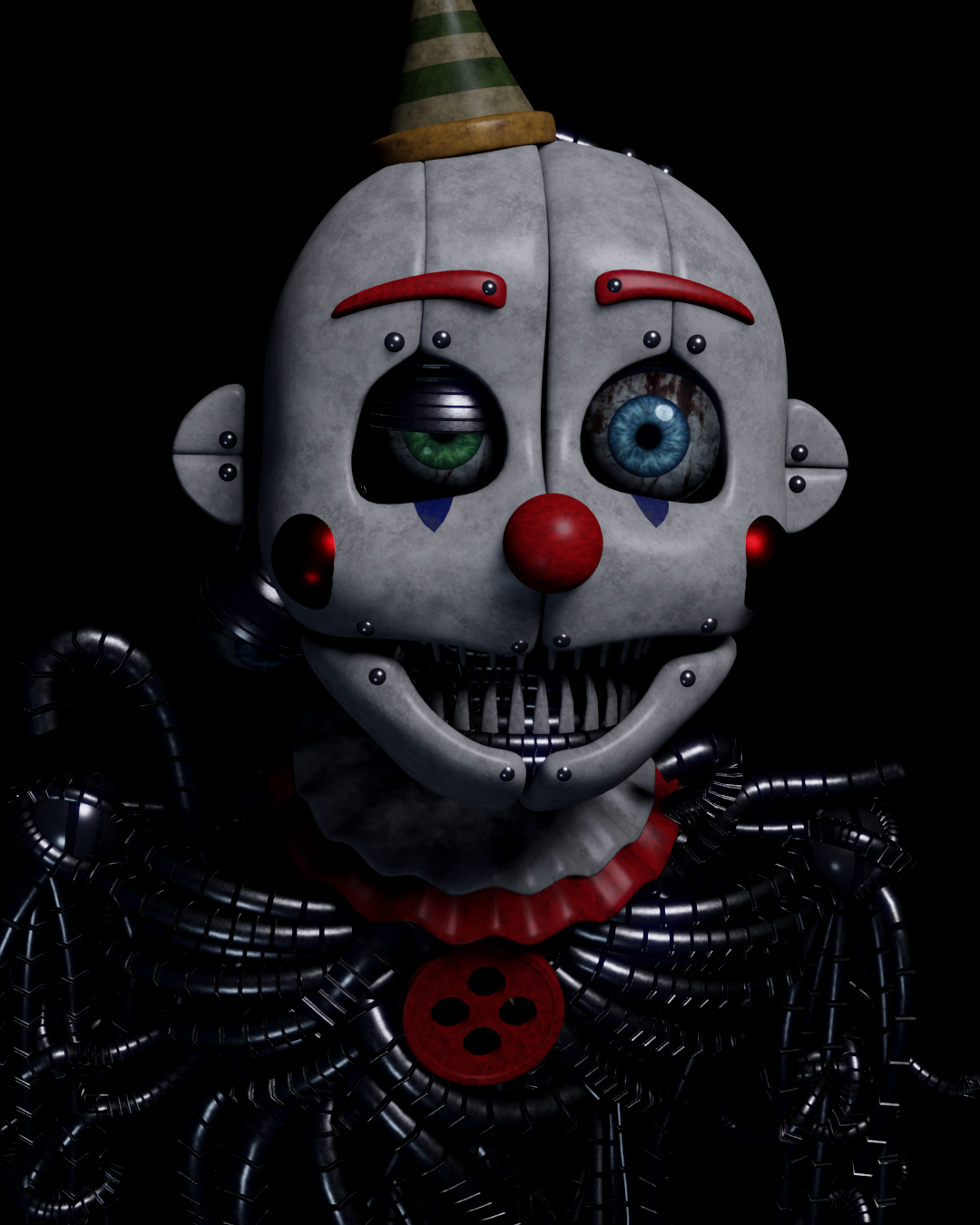 (FNAF/Blender) Mugshot of Ennard by Ozzy by Z4morak on DeviantArt