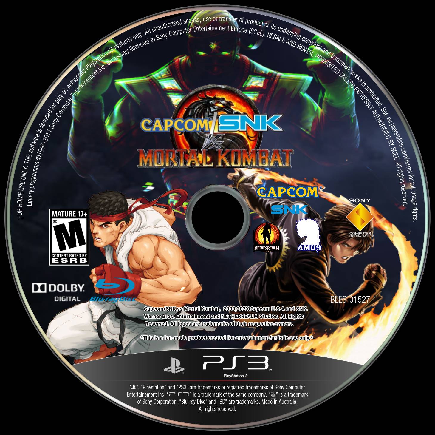cosecha A escala nacional experiencia Capcom/SNK vs Mortal Kombat PS3 CD Art by ArtMaster09 on DeviantArt cosecha A escala nacional experiencia Capcom/SNK vs Mortal Kombat PS3 CD Art by ArtMaster09 on DeviantArt