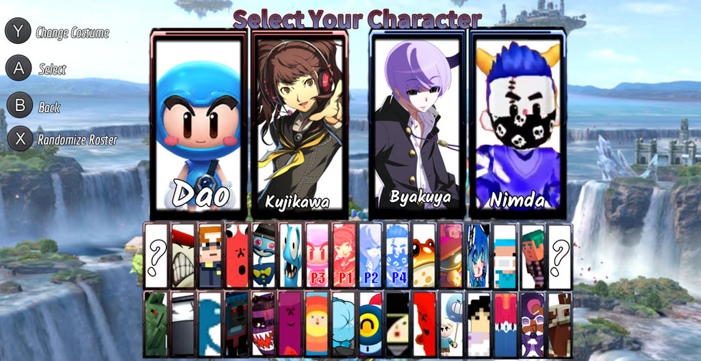 Smash Bros Roster Fan-made Request by ArtMaster09 on DeviantArt