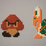 Perler Goomba and Troopa