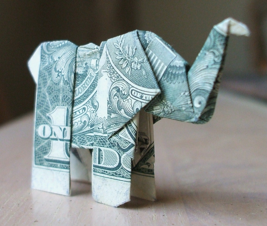 Origami Elephant by NES--still-the-best