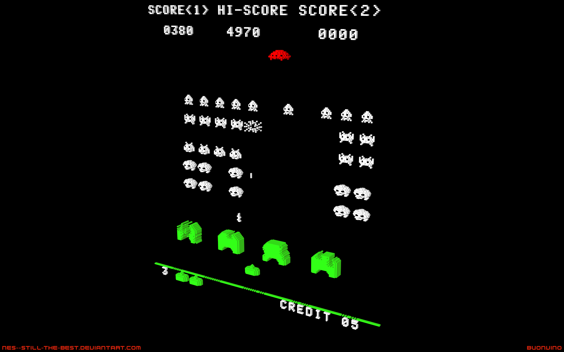 3D Space Invaders