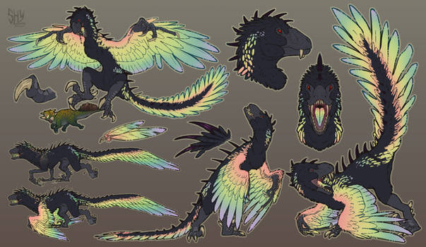 [COM] RAINBOW RAPTOR CHARACTERSHEET