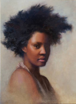 Girl with Afro