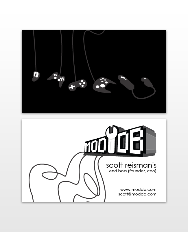 Mod DB Business Card by intense