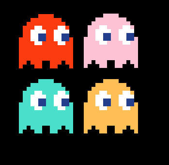 pac-man ghosts by WhoRlyNeedsThPast on DeviantArt