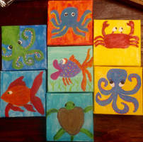 Sea Creature Paintings