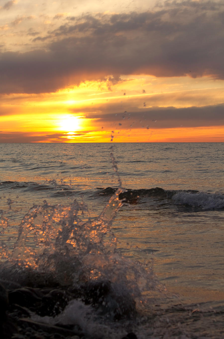 Sunrise at the lake 11-19-11