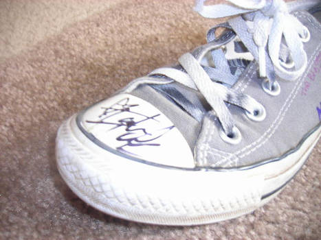 TopherTalley Signed ma Shoe :P