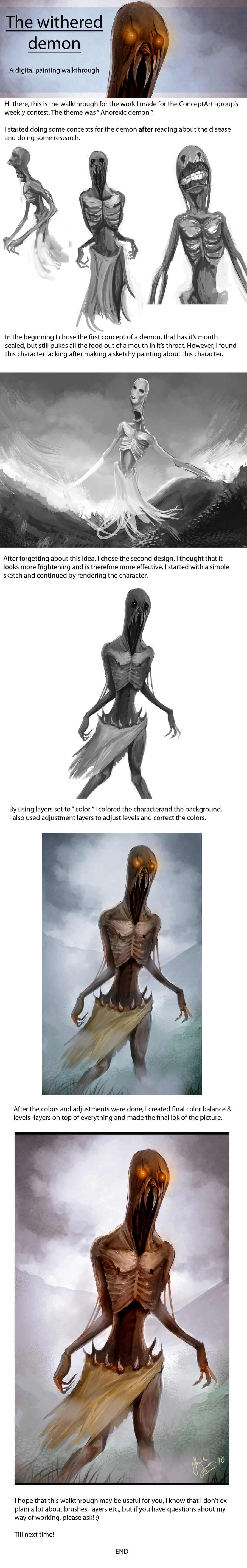 The Withered Demon Walkthrough By Juhannuskostaja On Deviantart