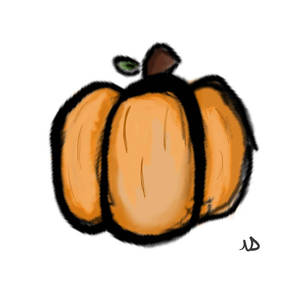 pumpkin sketch 