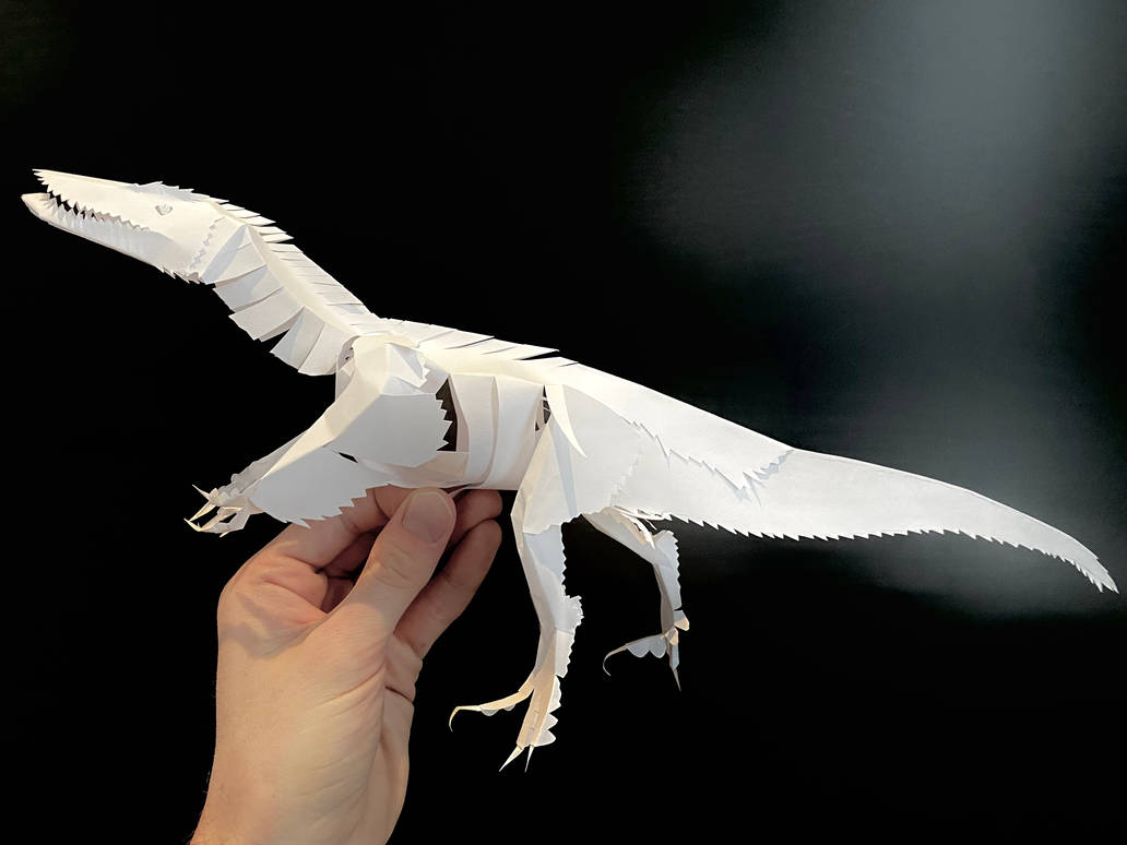 Dakota Raptor Stop-Motion Papercraft by Rhinothegreat on DeviantArt