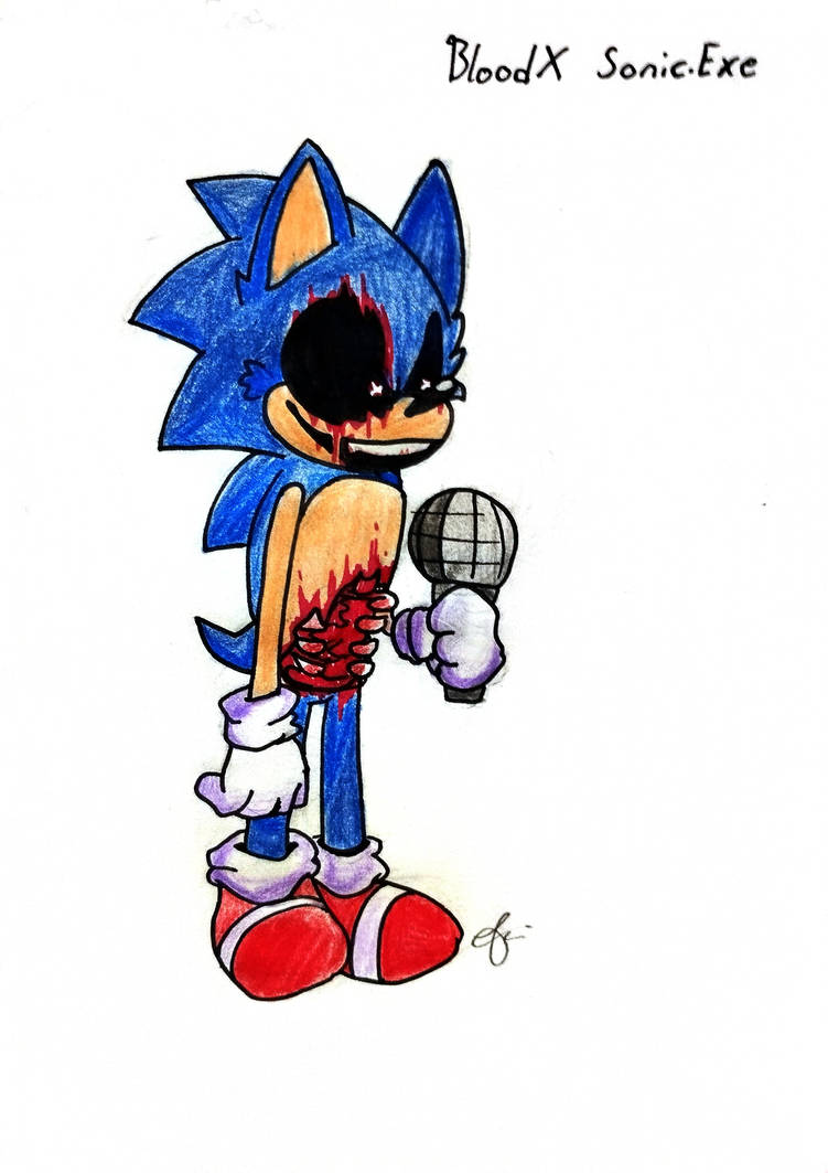 Sonic.exe redesign by dumbartistoast on DeviantArt