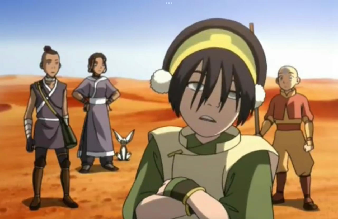 Aang toph katara and sokka by loo678 on DeviantArt