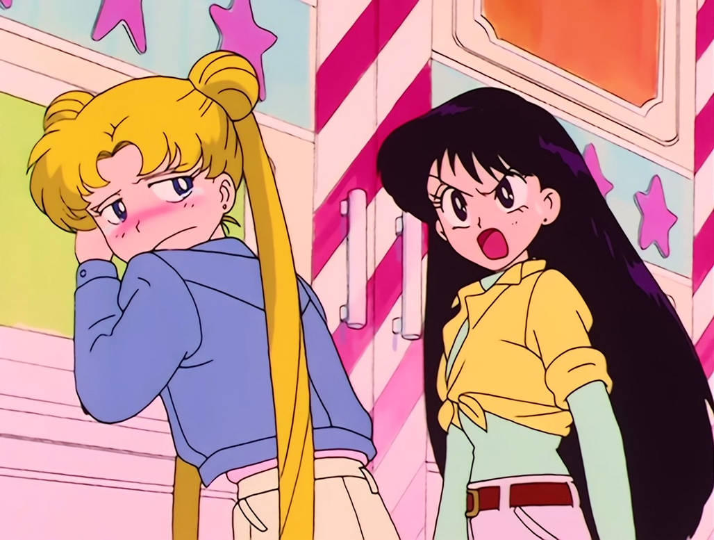Rei angry with Usagi by loo678 on DeviantArt