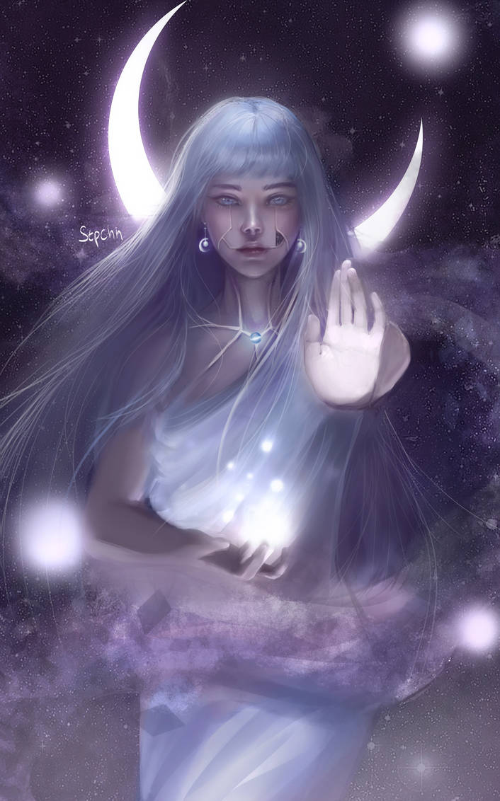 Selene The Moon Goddess by StephanieChn on DeviantArt
