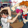 Shinji and Asuka- Valentine