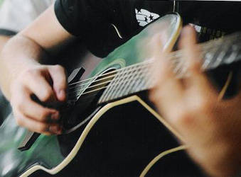 His Guitar