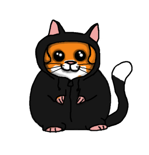 Hamster in Kitty Costume