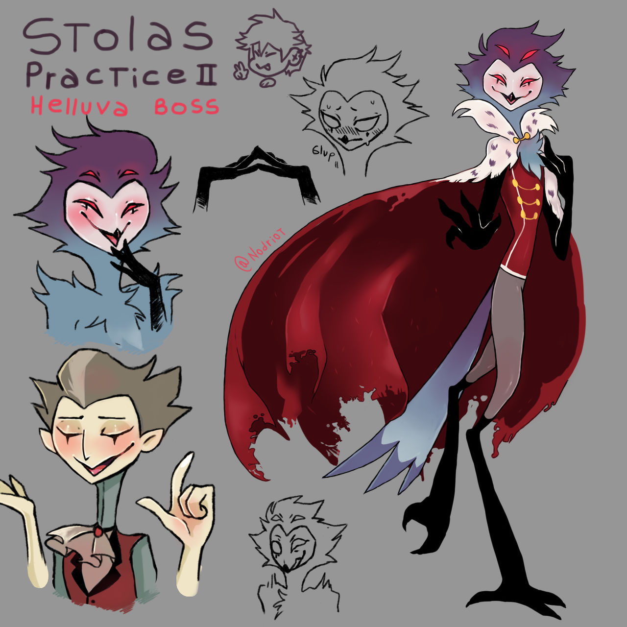 Stolas Study Stolas Practice 2 by Nodriot on DeviantArt
