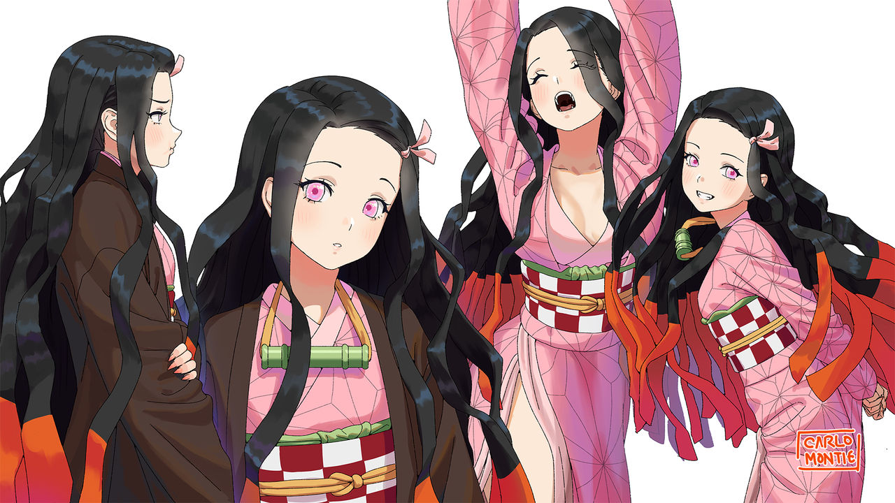 Nezuko By Carlomontie On Deviantart Nezuko By Carlomontie On Deviantart