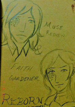 Faith and Muse from AG Howard's Splintered Series