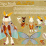 Giga Moth Reference Sheet For Amaki Horned Beast