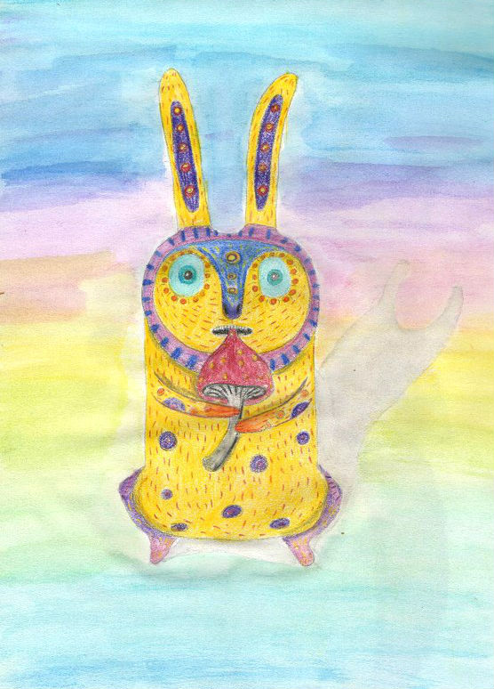 Juan psychedelic rabbit